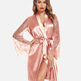 Satin Kimono Robe