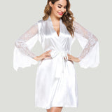 Satin Kimono Robe