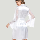 Satin Kimono Robe