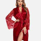 Satin Kimono Robe