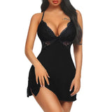 DreamLace™ Backless Lace Chemise Nightgown