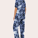 Notch Collar Soft Pajamas Set