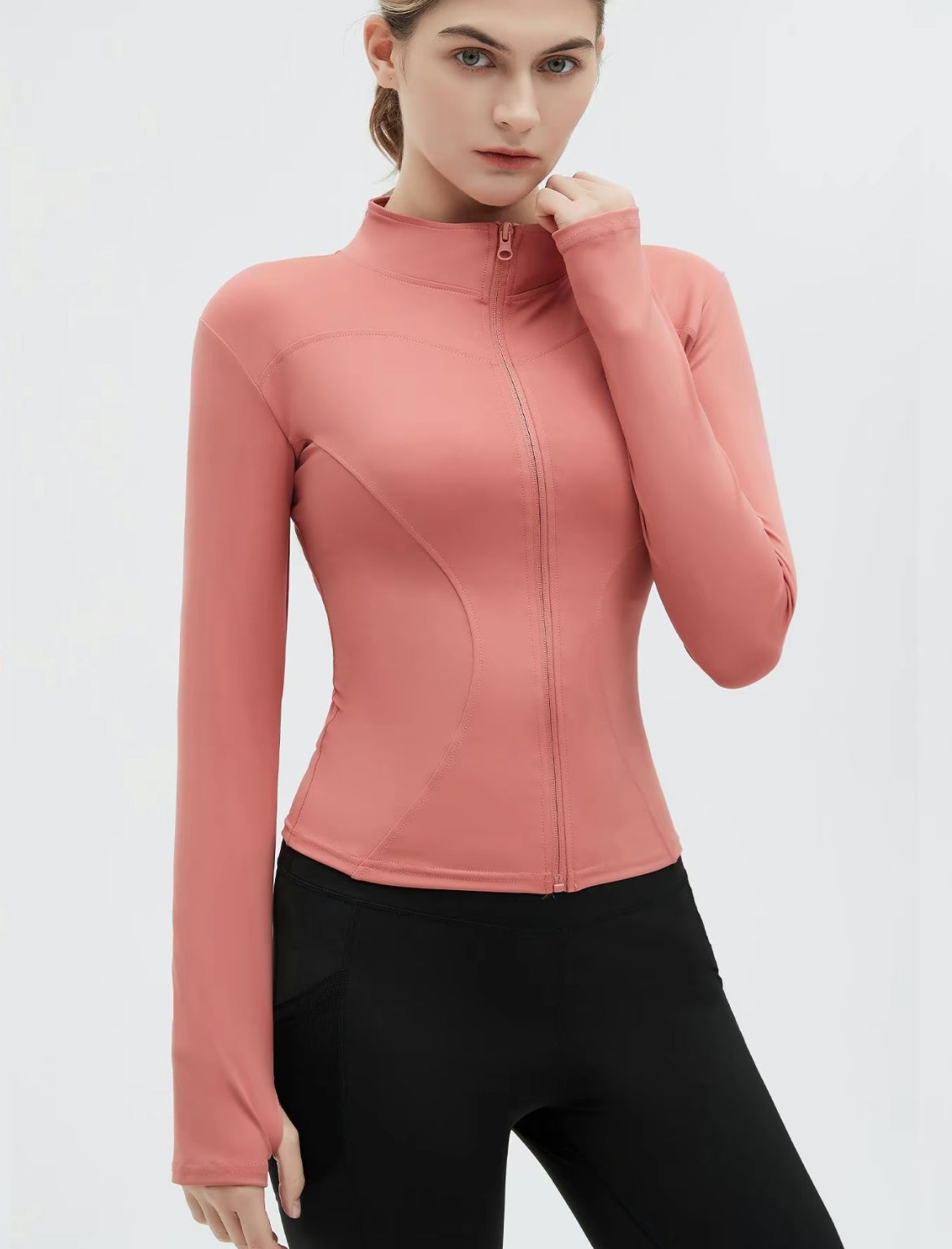 SleekFit Zip-Up Jacket