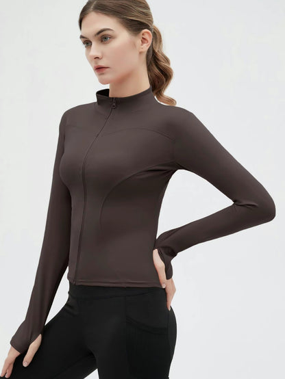 SleekFit Zip-Up Jacket