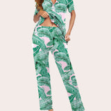 Pajamas Set Shirt with Long Pants