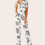 Pajamas Set Shirt with Long Pants