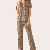 Pajamas Set Shirt with Long Pants