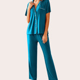 Pajamas Set Shirt with Long Pants