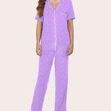 Pajamas Set Shirt with Long Pants