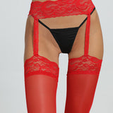 One-piece Stockings with Mesh Straps