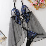 Mesh Lace See-through No-Take-Off Nightdress