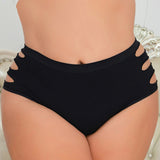 Plus Size High Waist Triangle Panties