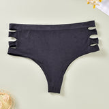 Plus Size High Waist Triangle Panties