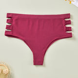 Plus Size High Waist Triangle Panties
