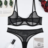 Sheer Mesh Underwear Intimate Erotic Set