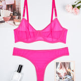 Sheer Mesh Underwear Intimate Erotic Set