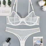 Sheer Mesh Underwear Intimate Erotic Set