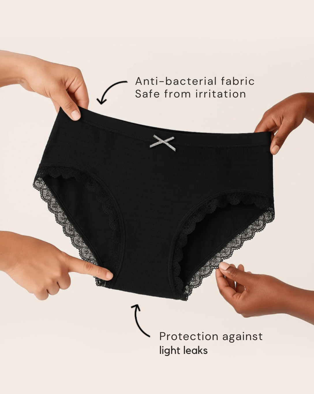 Set of 7 Antibacterial Panties