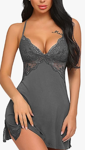 LunaLace – Elegant Lace Nightdress