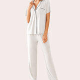 Pajamas Set Shirt with Long Pants
