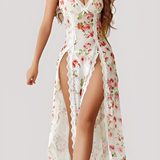 MidnightBloom™ Mesh Split Nightgown