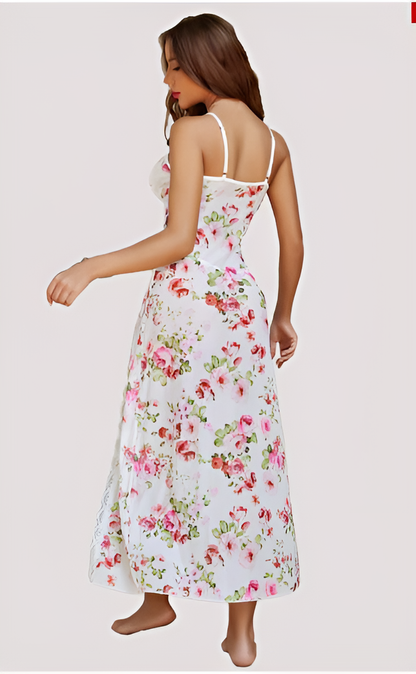 MidnightBloom™ Mesh Split Nightgown